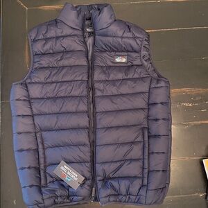 NWT Dark Blue Quilted Puffer Vest